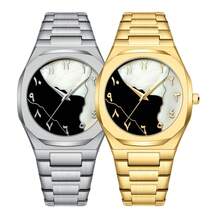 POEDAGAR Exclusive Luxury Men's Quartz Watch Fashion Round Dial Waterproof Office Business Stainless Steel Strap Casual Simple Design Japan Automatic Quartz Movement For Men's Watches Birthday Gifts Father's Day Gifts Lovers Business Partners Souvenirs Halloween Christmas - Multicolor - View 9