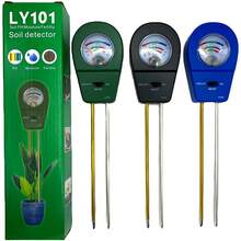 Probador de suelo 3 en 1 pH, humedad y fertilidad, sin batería necesaria, lectura instantánea, kit de prueba de suelo, herramienta de jardinería enchufable y lista para usar para invernadero, interior, exterior y plantas en maceta, ideal para jardineros principiantes