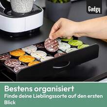 Coffee Capsule Storage Racks - Black - View 8