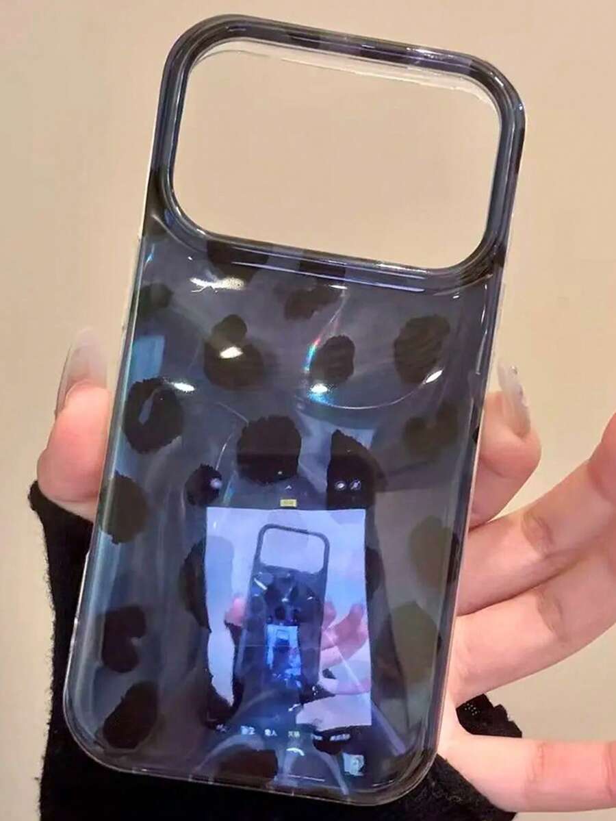 Luxury Leopard Print Fashion Phone Case Autumn Brown Glitter Glacier Compatible With IPhone 17 Pro Max, 17 Pro, 17, 16 Pro Max, 16 Pro, 16, 16, 15 Pro Max, 15 Pro, 15, 14 Pro Max, 14 Pro, 13 Pro Max, 12 Pro Max, 11, Fashionable Shock-Proof And Drop-Proof Phone Case Spring Gift Birthday Party