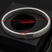Dụng cụ giữ chặt cổ tay áo bằng kim loại, phụ kiện trang trí cổ tay áo thun cho áo khoác gió nữ. - Nhiều màu - Xem 12