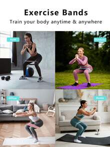 حلقات مطاطية للمقاومة في اليوغا، أشرطة الأرداف، معدات اللياقة البدنية