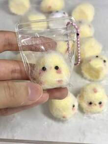 1件手工製作軟矽膠小雞壓力紓壓玩具：超柔軟發洩玩具，適合派對與居家裝飾（顏色可能略有差異，以實品為準） - 彩色 - 查看 7
