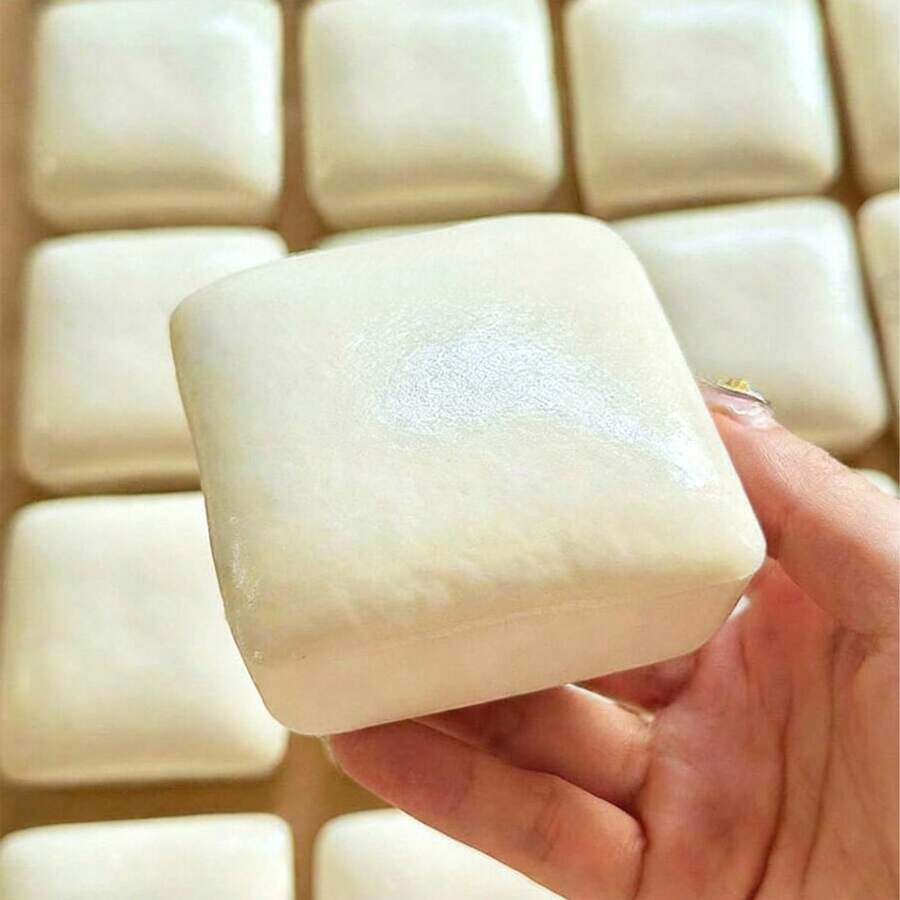 1 pieza Caja de tostada de rebote lento, juguete de descompresión de pan de simulación de rebote lento - Multicolor - Ver 1