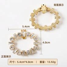 法式优雅高跟鞋装饰，婚鞋DIY配件，宴会晚礼服鞋，闪亮夺目 - 彩色 - 查看 2