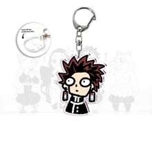 Bộ móc khóa Acrylic nhóm 4 người được đánh giá cao chính thức - Chibi đầu to Tanjiro Zenitsu Inosuke Nezuko, Thiết kế dễ thương Kawaii, Acrylic trong suốt độ nét cao, Đồ sưu tầm từ phim, Quà tặng hoàn hảo cho người hâm mộ cuồng nhiệt và người yêu thích Anime, Quà tặng lý tưởng cho các cặp đôi cuồng Anime, Móc khóa túi dễ thương không thể thiếu trong bộ sưu tập - Nhiều màu - Xem 3