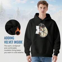 Funny Spy Dachshund Dog Pama Adults Kids Doxie Hoodie,Soft And Breathable Fabric, Loose Style, Perfect For Concerts And Hiking Trips - 款式19 - 查看 5