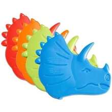 Fit & Fresh Cool Coolers - Lonchera para niños, Bolsas de Hielo Delgadas Reutilizables, Multicolor, Paquete de 8(8PK Dinosaurio 8 PK) - Multicolor - Ver 2