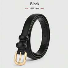 1条女士高品质PU休闲时尚百搭腰带，适合日常休闲、商务、用餐、约会等场合，可搭配牛仔裤、休闲裤。 - 咖啡 - 查看 4