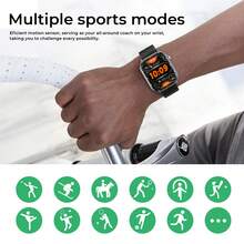 SIMSONLAB 2025 Smart Watch With 1.83" Touchscreen, Wireless Calling, Unisex, Connects To Smartphone, Waterproof Tracker - Multicolor - View 7