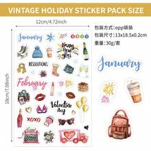 210pcs Cute Holiday & Seasonal Planner Stickers, Great For Daily Planning, Monthly Celebrations, Calendar Organization, Scrapbooking And General Activity Management Labels - Plan Holiday Stickers - View 3
