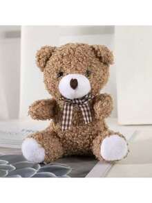 Cute Little Teddy Bear Pendant Plush Doll Cute Accessories Plush Teddy Bear Doll Valentines Plush Animal Toy Unisex Fit Birthday Halloween Christmas Perfect Gift Valentines Decor - Multicolor - View 3