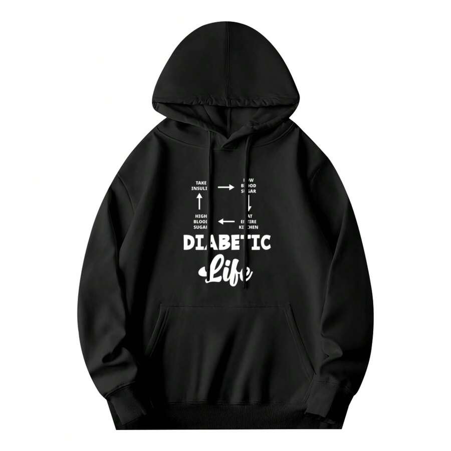 Diabetic Life Type 1 Diabetes T1d Awareness Unisex Shirt Gift,Soft And Breathable Fabric, Loose Style, Perfect For Concerts And Hiking Trips - 款式20 - 查看 1
