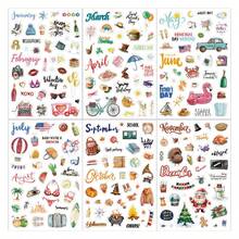 210pcs Cute Holiday & Seasonal Planner Stickers, Great For Daily Planning, Monthly Celebrations, Calendar Organization, Scrapbooking And General Activity Management Labels - Plan Holiday Stickers - View 2