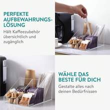 Coffee Capsule Storage Box - Transparent - View 3