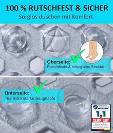 Bathroom Anti-Slip Mats - Transparent - View 2