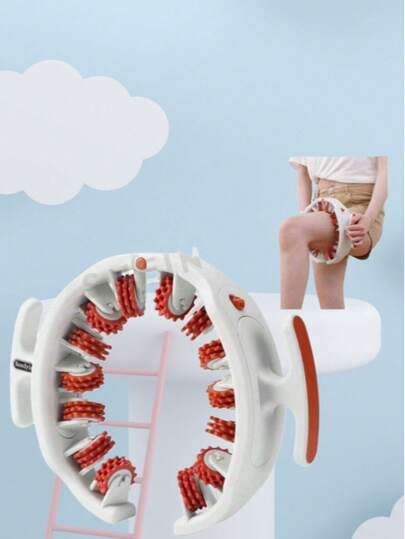 1 chiếc kẹp chân mới, con lăn chân, máy mát xa bắp chân, máy mát xa eo nhà sản xuất mới 12 bánh xe tập yoga xuyên biên giới, trợ thủ đắc lực giúp thư giãn làn da