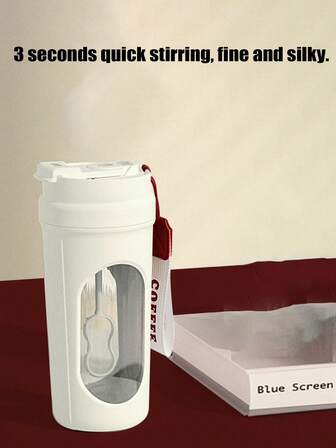 便携式电动搅拌杯、牛奶杯、便携式自动旋转摇晃杯、USB充电、适用于多种场景、电动牛奶咖啡杯、蛋白粉杯、运动便携式户外杯、便携式搅拌机、户外饮料机。