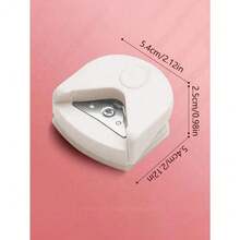 1pc Paper Corner Rounder - R4 4mm Corner Cutter Punch Tool,Corner Rounder R4 Corner Punch, Portable Paper Trimmer Cutter For Laminated Cards, Cardstock, Scrapbooking,Photo Card Making, Paper Cutting DIY Crafts Puncher For Office, School Christmas For Holiday Gift Giving - White - View 6