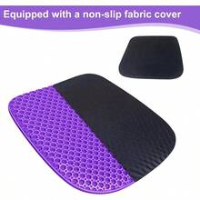 XZGB Large Gel Seat Cushion For Long Sitting With Non-Slip CoverSoft And Breathable Seat Cushion For Chair Car Office Desk Chair Wheelchair 17" X 15" - Blue - View 7