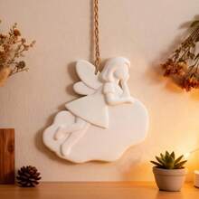 DIY Resin Mold Small Girl Star Pendant Epoxy Mold Home Decor Tabletop Epoxy Cute Little Angel Figurine Plaster Silicone Mold - White - View 7