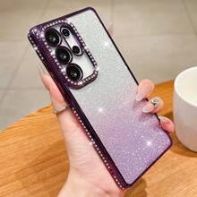 奢华水钻亮片电镀银色手机壳，兼容三星 Galaxy A02S、A03、A03S、A04、A05、A06、A07、A12、A13、A14、A15、A16、A17、A22、A23、A24、A25、A26、A32、A33、A34、A35、A36、A50、A51、A52、A53、A54、A55、A56、S20、S21、S22、S23、S24、S25、Note20、EDGE、荣耀 Y9s、X9a、X9b、X9c、90 Lite、X7b、X7c、X8a、X8b、X6、X8 5G、P40 Lite、Magic 5 Lite、6、7lite、OPPO A9 等机型。 A15 - 紫色 - 查看 6