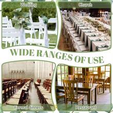 36 Pcs Reserved Seating With Ribbon Wedding Chair Tags Signs Ceremony Reserved Sign Hanging With Ribbon Wedding Important Events Pews Ceremony SeatingGreen - 白色和黑色 - 查看 6
