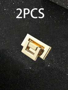 Hebilla cuadrada DIY para bolso, cierre metálico, hebilla para bolso, usado para accesorios de bolso, bolso de hombro, billetera, accesorios de hardware de bolso y equipaje, cierre insertado, hebillas metálicas doradas y plateadas, hebilla para bolso, hebilla para hombro, botón, accesorios para hacer billetera, caja de bolso, accesorios de hardware de equipaje y cierre