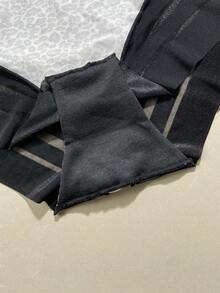 Conjunto de 4 calcinhas sem costura com renda vazada e tamanho grande para mulheres. - Multicolorido - Ver 5