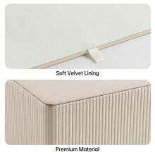 优雅意式纸巾盒，罗马柱条纹PU皮革纸巾架，适用于客厅、浴室、卧室、餐厅和汽车/时尚纸巾盒 - 彩色 - 查看 5