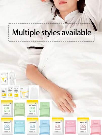 Disposable Bed Sheet Sets, Bathrobes, Towels, Duvet Covers, Pillowcases, And Three- Or Four-Piece Double/Travel Hotel And Travel Supplies.With High-Quality.SOFT,COMFORT MATERIAL.Being Sturdy And Tear-Resistant, Non-Suffocating Sleep Experience That Caters To All Your Comfort Needs.Individually Packaged, Small And Convenient.For Home, Hotel, Travel, Tourism,Party Favor Halloween Valentine's Day, Christmas