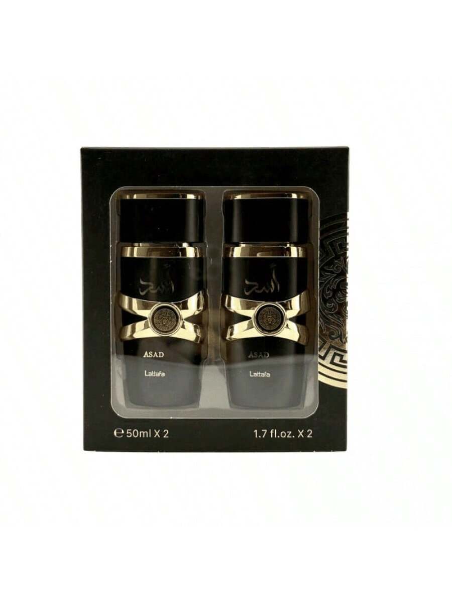 Perfume árabe para hombre 50 ml x 2
