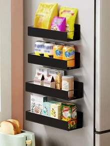 Sink Organizer, Soap, Drain Plug, Sponge Rack, Multifunctional Rust Proof Storage Basket, Kitchen And Bathroom Wall Mounted Shelves, Black/Gray - Multicolor - View 8