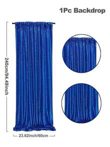 2件套派对背景装饰布，生日派对装饰用品背景横幅金色背景布，金色家居装饰窗帘，婚礼装饰，婴儿洗礼装饰，适合搭配金属拱形支架和气球，完美的背景装饰，也适合日常使用，闪亮的背景材质永不过时，适合返校季和情人节等场合。 - 彩色 - 查看 19