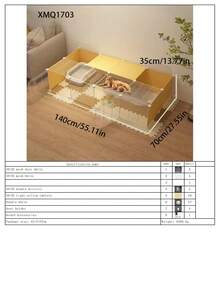 Enclosed Cat Cage With Litter Box For Indoor Home Use, Maternity Nest For Pregnant Cats - Multicolor - View 11