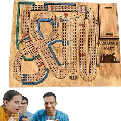 Trò chơi cờ bàn Cribbage Wars, trò chơi kinh điển với những yếu tố mới thú vị, đạo cụ trò chơi hoạt động tiệc tùng