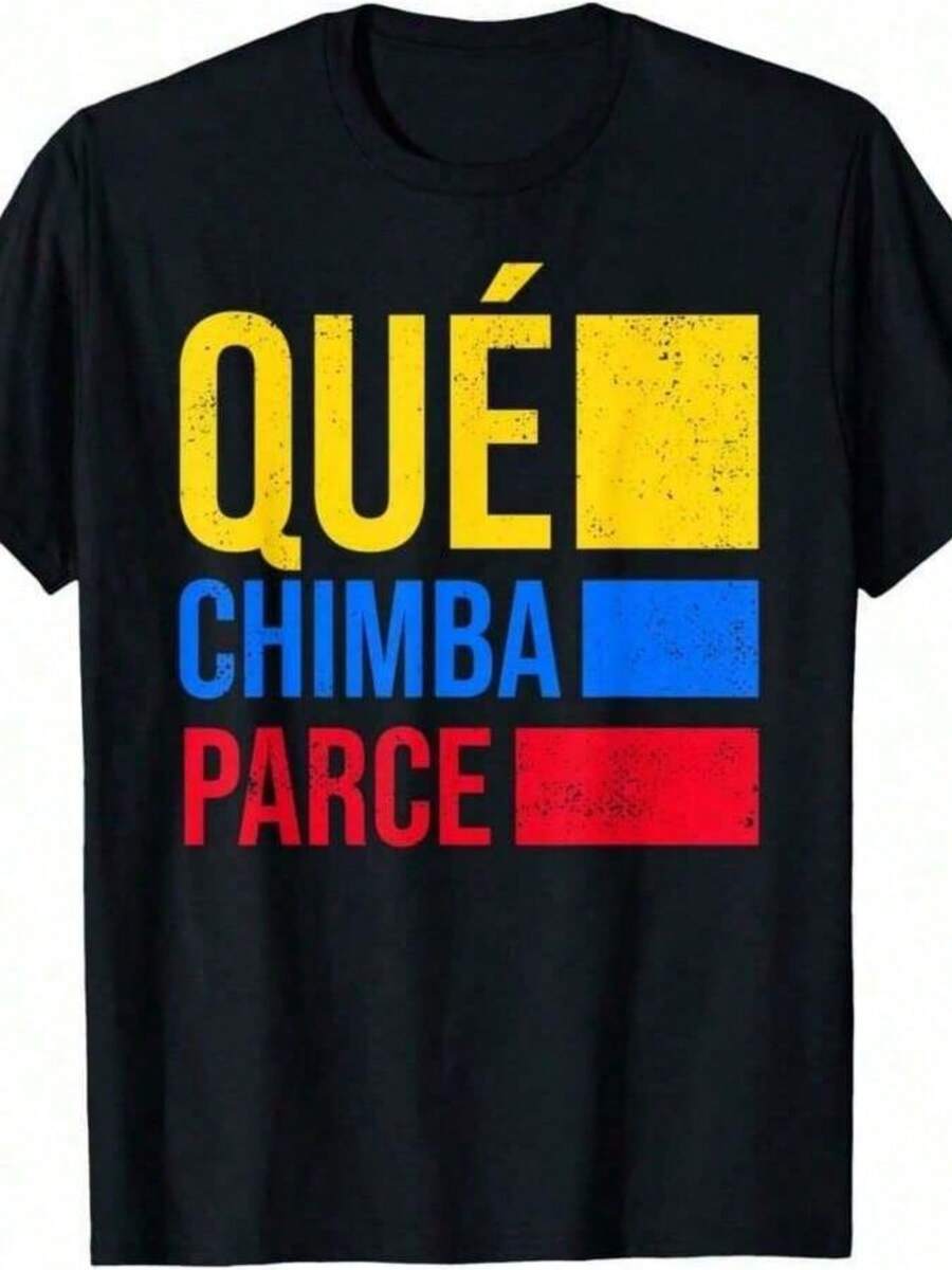 Qu Chimba Parce Colombia Flag Retro Vintage Colombian Slang T ...