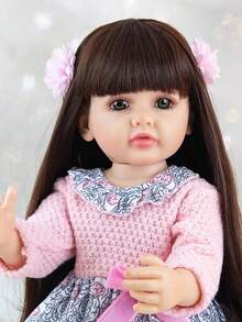 55cm Reborn Doll Soft Vinyl Body, Long Hair Princess, Perfect Birthday Gift , Christmas/Halloween Gifts Halloween/Thanksgiving Day/Christmas Gift