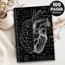 1pc Vintage Medical Spiral Notebook - Aesthetic Nurse Planner, Nurse's Day Gift, Nursing Office Supplies - Personal Organization, Essential Nursing Items, Professional Journal, Classic Design, Durable Binding, High-Quality Paper - Multicolor - View 2