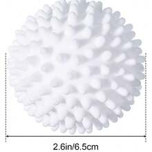 5个可重复使用的洗衣球 - 除毛球、烘干球、衣物柔顺剂、防皱，无需用电