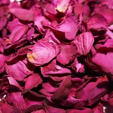 1 Pack Of 10/300g Natural Dried Rose Petals, Real Flowers Decor, Suitable For Foot Bath, Full Body Bath, Spa, Romantic Wedding, Confetti, Home Fragrance, Shower, Soap & Candle Making, Party & Wedding Decoration, DIY Crafts. 100% Pure Natural Organic Dried Red Rose Petals, Suitable For Foot Bath, Full Body Bath, Spa, Wedding, Confetti, Home Fragrance, Wax & Soap Making, DIY Crafts. - Rose Red - View 2