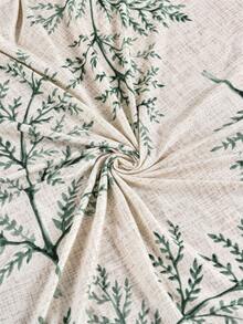 1pc Milk Silk Fabric Anti-Slip Elastic Decorative Sofa Slipcover, Floral Print, Fits 1/2/3/4 Seater Sofa, Pet/Dust Proof, Suitable For All Seasons