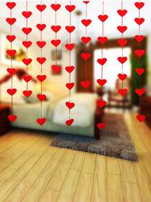 1 Bộ/4 Bộ đồ trang trí bằng vải không dệt hình trái tim màu đỏ, thích hợp cho Ngày Valentine, đám cưới, kỷ niệm, tiệc sinh nhật, trang trí phòng, đồ trang trí kỷ niệm, đồ trang trí đa năng cho các ngày lễ, trang trí Ngày Valentine, trang trí phòng, trang trí nhà cửa. - Nhiều màu - Xem 9