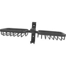 ABOOFAN Jabonera - Rejilla De Almacenamiento Deón De Pared Soporte De Drenajeíble Fácil De Instalar para Baño Y Cocina - dorado - Ver 10