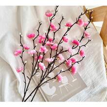 أغصان الكرز الاصطناعية بأسلوب INS، ديكور منزلي بسيط وشمالي، إكسسوار لغرفة النوم/المكتب/طاولة الطعام/مكتب المكتب، يعزز جو المنزل - متعدد الألوان - مشاهدة 12