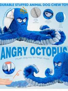 1pc, Tough Dog Toys, Stuffed Dog Chew Toys, Large Dog Toys To Keep Them Busy, Interactive Dog Toys, Squeaky Dog Toys, Tug Of War Dog Toy, Crinkle Pet Toy, Puppy Keep Sound Toys,Best Dog Mom - Multicolor - View 3