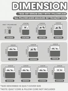 2/3件套纯色床上用品套装，100%纯棉柔软透气亲肤面料，抗起球，时尚家纺，卧室装饰，粉色被套套装，包含被套和枕套（不含被芯），四季皆宜，可机洗 - 粉色 - 查看 5
