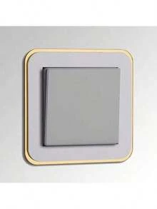 1个极简奢华风格开关面板，采用优质亚克力材质，窄边设计，尺寸：86mm x 86mm，适用于开关、开关灯装饰套件和插座。 - 彩色 - 查看 14