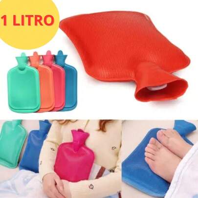 Bolsa De Água Térmica 1L Emborrachado Quente Ou Fria Colorido Compressa Prático E Fácil