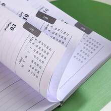 1 pieza Planificador semanal con portada de estrellas y colores A7 tamaño 2026, 64 hojas/128 páginas, calendario de cuero fino, incluye planificación anual, mensual y diaria, adecuado para regalos de vacaciones y uso diario, agenda de bolsillo portátil, ideal para regalos de Año Nuevo